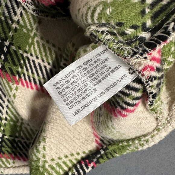 Wild Fable Womens Medium Oversized Wool Blend Button Front Shacket Shirt Jacket - Picture 7 of 10